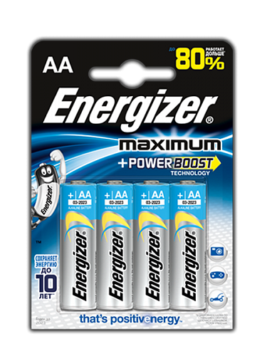 Батарейка AA Maximum 4шт Energizer 638635 Батарейка AA Maximum 4шт Energizer 638635
