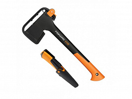 Топор Fiskars Х10 + нож универсальный с точилкой 1057914
