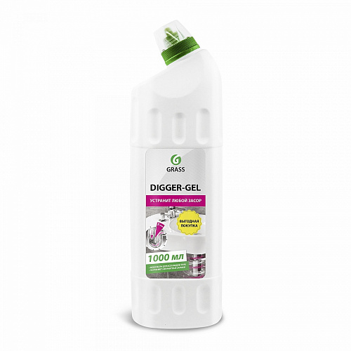 Средство от засоров GraSS "DIGGER-GEL" 1000 мл 125438 Средство от засоров GraSS "DIGGER-GEL" 1000 мл 125438