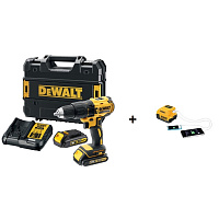 Шуруповерт аккумуляторный DeWalt DCD778S2TC-KS + USB адаптер