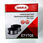 Проволока сварочная DEKA 0,8мм 0,5кг с флюсом E71TGS