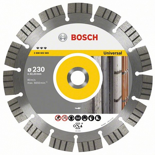 Круг алмазный 300-22,23 Bf Universal BOSCH 2.608.602.666