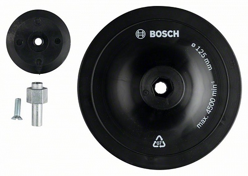Тарелка опорная резин. для дрели ф125мм BOSCH 1 609 200 240 Тарелка опорная резин. для дрели ф125мм BOSCH 1 609 200 240