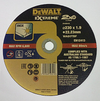 Круг отрезной ф230х1,9х22 для металла Dewalt Extreme 1/25 DT43939-QZ