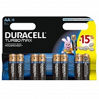 Батарейка AA Duracell Turbomax MX1500 K2 8шт 81480376