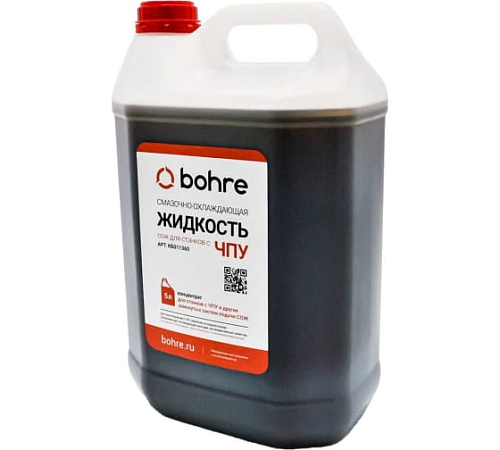 Смазочно-охлаждающая жидкость концентрат Bohre для ЧПУ 1:15 5 л КБ011360 Смазочно-охлаждающая жидкость концентрат Bohre для ЧПУ 1:15 5 л КБ011360