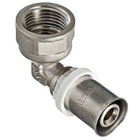 Уголок металлопластиковый 20х1/2" Valtec ВР пресс (10/90)