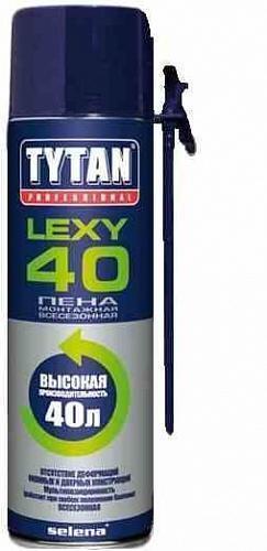 Пена монтажная Lexy 40 О2 всесезонная TYTAN 59933/55034 Пена монтажная Lexy 40 О2 всесезонная TYTAN 59933/55034