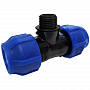 Тройник ПНД VALFEX 40х 1 1/4" х40 НР (4/16) 1210024011440