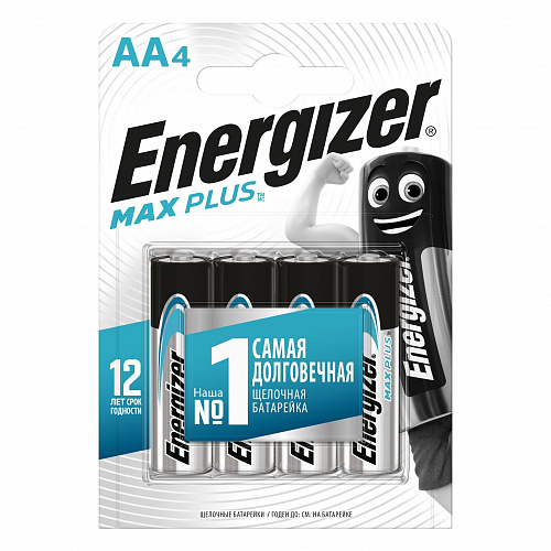 Батарейка Energizer Max Plus AA BP4 Батарейка Energizer Max Plus AA BP4