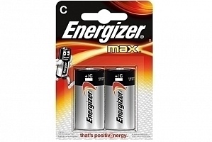 Батарейка C Energizer MAX 2шт E300129500