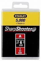 Скобы для степлера 8мм (5/53/530) 1000 шт. STANLEY   тип "А" 1-TRA205T