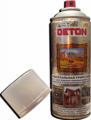 Краска аэрозольная зеркально-металлическая Deton Алюминий DTN-A70732