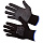 Черные нейлоновые перчатки с ПВХ микроточкой Gward Touch Point 9 P3001 ГМ-101