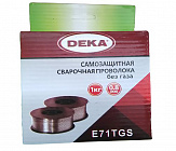 Проволока  сварочная DEKA 0,8мм 1кг с флюсом E71TGS