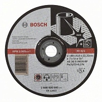 Круг шлифовальный ф180х6,0х22 для нержавейки (1/10) BOSCH 2 608 600 540