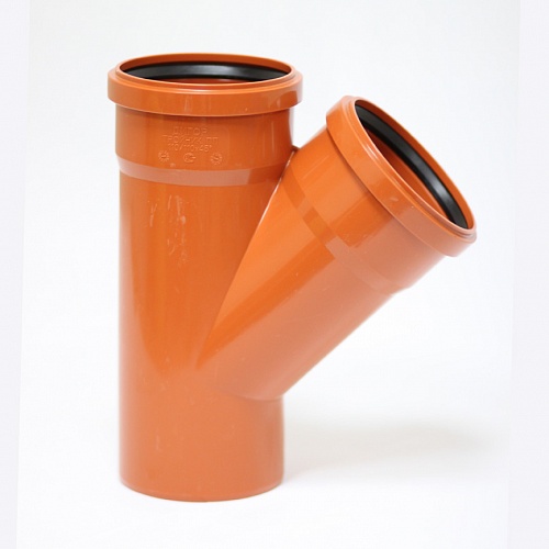 Тройник PP ф110х110мм 45° SINIKON UNIVERSAL /20 Тройник PP ф110х110мм 45° SINIKON UNIVERSAL /20