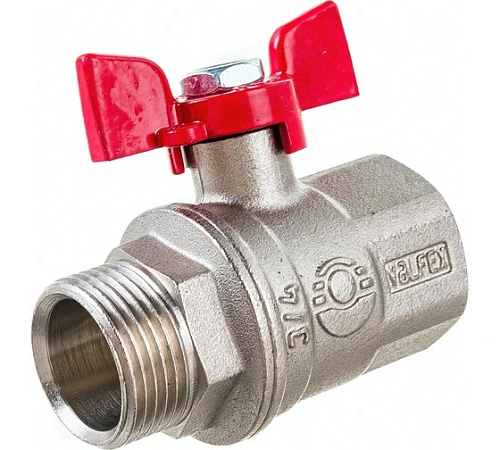Кран шаровой VALFEX 3/4" FM бабочка STANDART ГОСТ VF.218.NB1.034.N/P59 Кран шаровой VALFEX 3/4" FM бабочка STANDART ГОСТ VF.218.NB1.034.N/P59