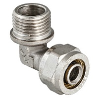 Уголок металлопластиковый 16х1/2" Valtec НР (10/150) VTm.353.N.001604