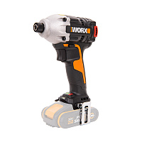 Гайковерт аккумуляторный WORX 1/4' WX261.9, 20В, Solo, Б/Щ коробка