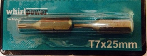 Вставка TORX Т 7 25мм Whirl Power 2717025074