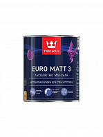 Краска интерьерная Tikkurila EURO MATT 3 А глянцевая/матовая 0.9л 700001111