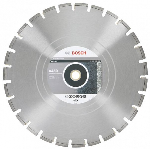 Круг алмазный BOSCH ф350х20/25,4 асфальт Pf Asphalt (2 608 602 625) Круг алмазный BOSCH ф350х20/25,4 асфальт Pf Asphalt (2 608 602 625)