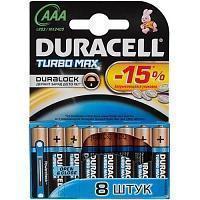 Батарейка AAA Turbo MX2400 К8 8шт Duracell 81417105
