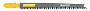 Пилка для электролобзика T234 X PROGR HCS 5шт 2 608 663 622-5