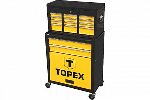 Тележка для инструментов 15 выдвижных ящиков Topex 79R500