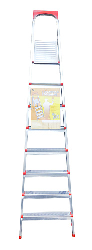 Стремянка стальная оцинков. "Энкор" 8 ступеней