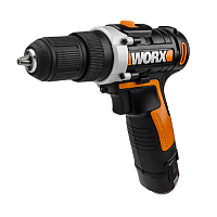 Шуруповерт аккумуляторный WORX WX128, 12В, 2,0Ач x2, кейс