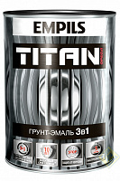 Грунт-эмаль по ржавчине Ореол TITAN Чёрный RAL9005 0.9 кг 1960