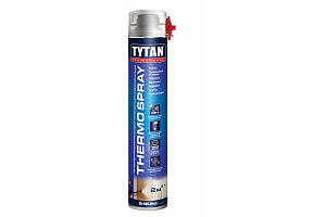 Теплоизоляция напыляемая TYTAN THERMOSPRAY 870 мл  профессиональная 66220