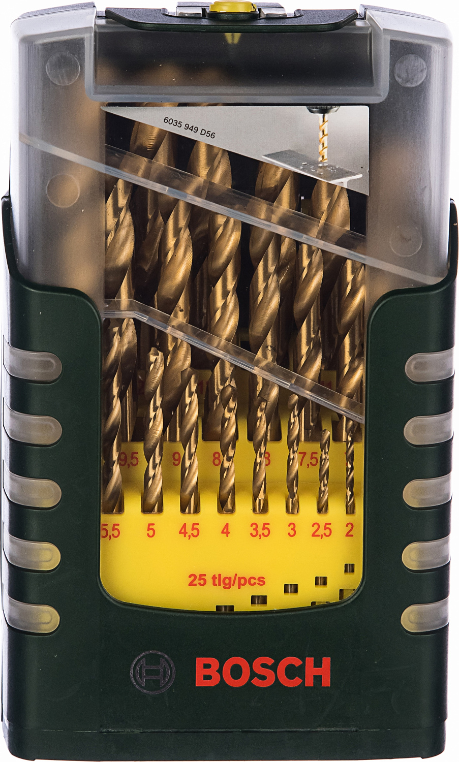 Набор сверл BOSCH 25 шт HSS-TiN 1-13мм 2 607 017 154 Набор сверл BOSCH 25 шт HSS-TiN 1-13мм 2 607 017 154