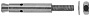Анкерный болт Fischer FZA18x80 12/25 А4  с гайкой 60781