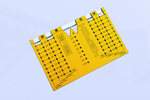 Шаблон для разметки отверстий под мебельные ручки-кнопки/скобы (96,128,16) Черон МШ-22