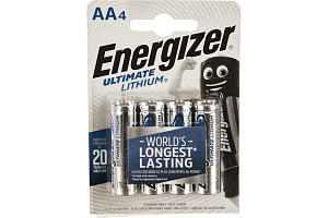 Батарейка Energizer АА E91/AA BP4 литиевая (4 шт) 416093