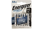 Батарейка Energizer АА E91/AA BP4 литиевая (4 шт) 416093