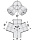 Крестовина PP двухплоскостная ф110/050/110х67° VALSIR правая Sinikon 512005