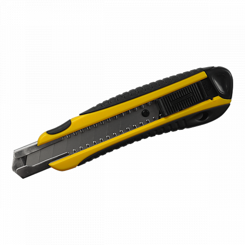 Нож со сменным лезвием BERGER 18мм двухкомпонентная обрезиненная рукоятка (3 лез) BG1354