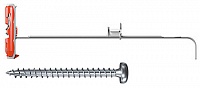 Дюбель нейлоновый DUOTEC S с шурупом 537259